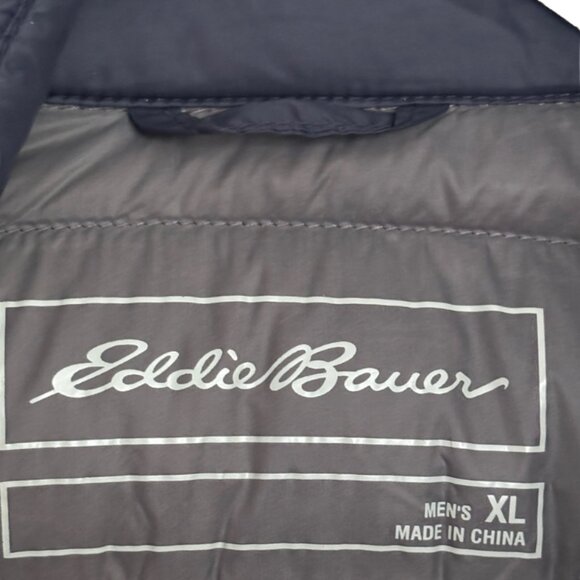 Eddie Bauer CirrusLite Puffer Vest Men's Size XL Navy Blue EUC - Picture 5 of 9